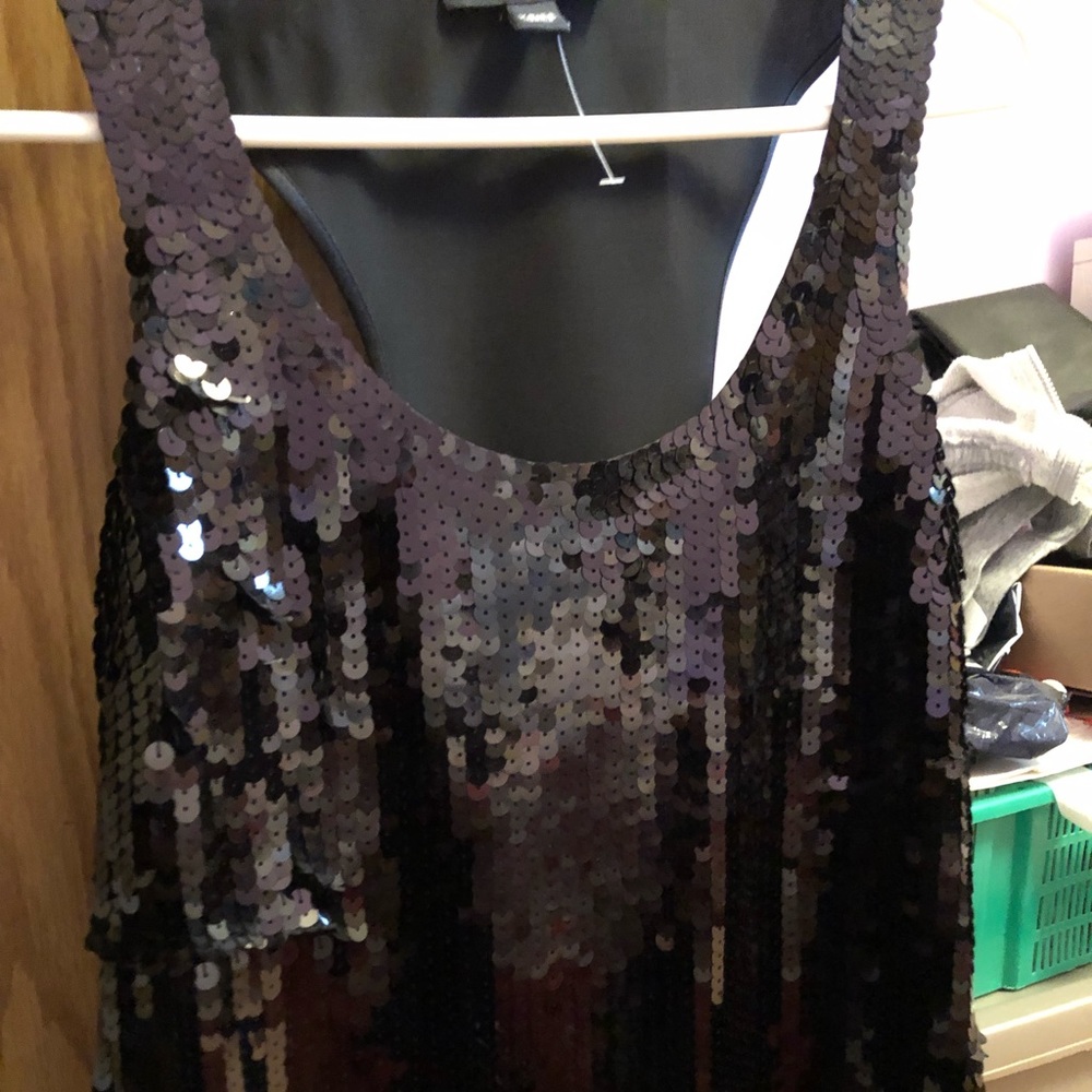 Banana republic sequin top